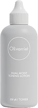 Dual Moist Toning Lotion Unscented Mildly Acidic Organic Moisturizing Toner Calming Hydrating for Dry & Sensitive Skin