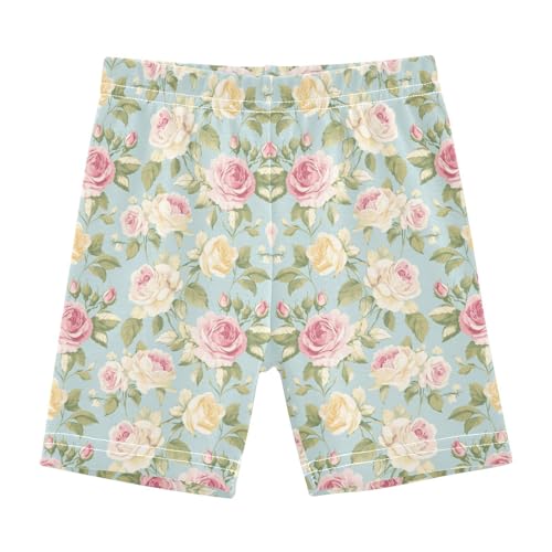 Sletend Rose Girls’ Comfy Lined Shorts Lightweight & Skin-Friendly Cotton for All-Day Comfort Ideal for Travel Beach or Home Lounging Toddler Sizes