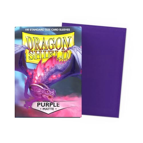 Dragon Shield 11009 Matte Purple Standard Sleeves (100 Sleeves)