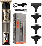 Cordless Hair Clippers for Men Hair Trimmer Men Intelligent Digital Display Low Noise - Cordless ...