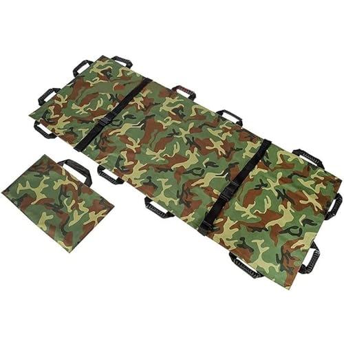 SWENEEN Folding Stretcher,Folding Stretcher,Waterproof Soft Stretcher 12 Handles Emergency Rescue Stretcher,Stretcher With Handbag For Patient Transport,A,