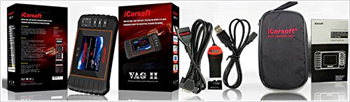 iCarsoft VAG II for Volkswagen VW Audi SEAT Skoda OBD2 Diagnostic Scanner Tool Erase Fault Codes Oil Reset DPF EPB