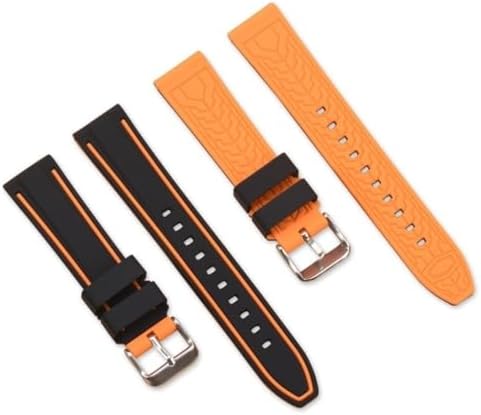 BoBoHui Silicone Sport Strap 20 22 26mm Replacement Bracelet Band