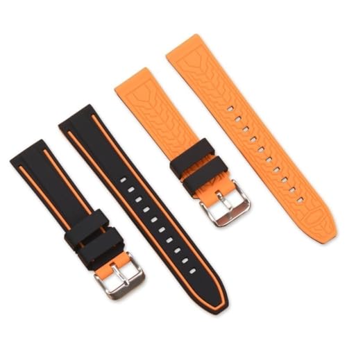 BoBoHui Silicone Sport Strap 20 22 26mm Replacement Bracelet Band
