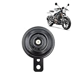 Car Snail Horn Whistle, Universal Motorcycle Electric Horns Speaker Auto Horns,12v Round Loud Speaker Waterproof Metal Material, Universal For Most Electric Vehicles, Motorcycles, Cars