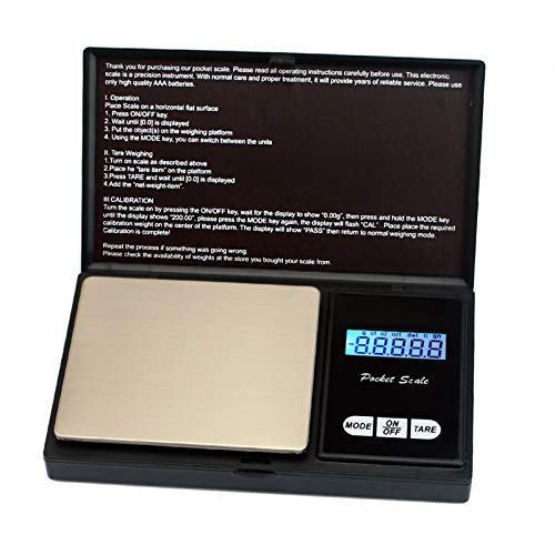 Báscula digital de bolsillo 200g x 0.01g mini portátil miniatura 3