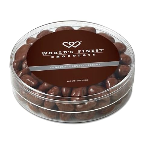 World's Finest® Chocolate - Chocolate-Covered Pecans - 15 oz Cover