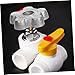 PRETYZOOM 4pcs Aluminum Alloy Cylinder Control Handle Non-Slip Gas Valve Knob for Secure Grip Industrial and Laboratory Use