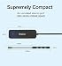 USB 3.0 Hub, VCZHS 4-Port USB 3.0 Hub, Ultra Slim Data USB Hub für Mac und Windows, Ultrabook und Laptop Flash Drive, Mobile HDD USB Hub 3.0