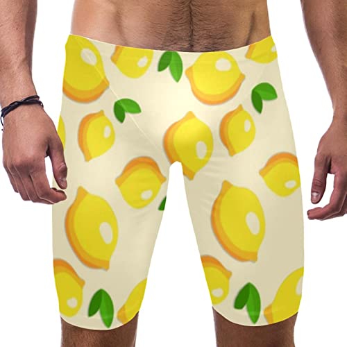 Pantalones cortos de natación con limones para tus días de playa y piscina