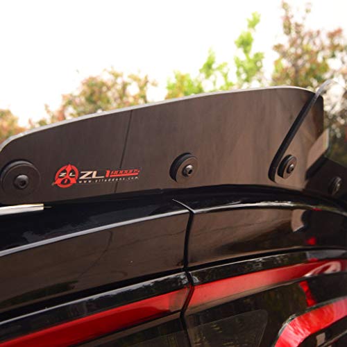 Zl1 Addons Stealth Two Piece Wicker Bill With Standard Edge - Compatible With 2015-2023 Charger #TOP2