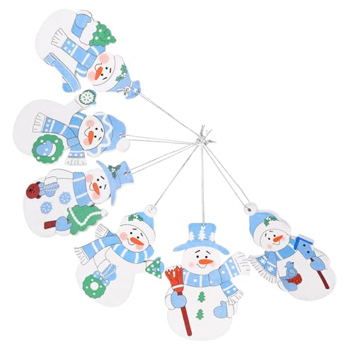 Boules de décoration de noël légères et incassables, lot de 6 pièces pour sapin familial