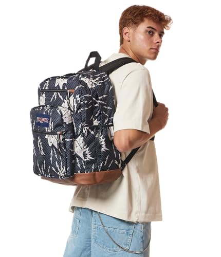 Image of JanSport Cool Backpack with 15-inch Laptop Sleeve, Large Computer Bag Rucksack with 2 Compartments, Ergonomic Straps, High Voltage