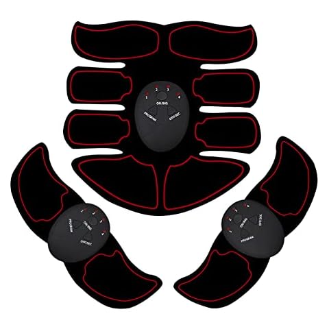 Layhou Muscle Electrostimulator, Abdominal Belt Electrostimulation Device for Women Men Abdominal Training for Abdominal Arms/Legs Cover