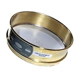 Advantech Brass Test Sieves with Stainless Steel Wire Cloth Mesh, 8
