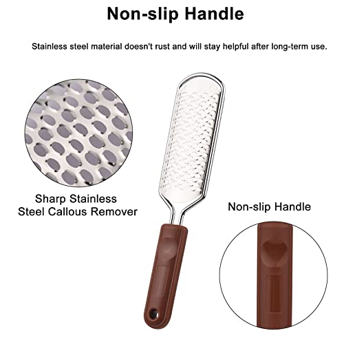 Homesen Lixa de pé grande removedor de calosidades pedicure removedor de pele dura ferramenta de moa