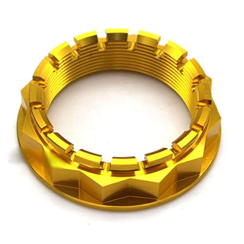 LOPART pour Ducati V4 1098 1198 1199 1299 Aluminium Moto Roue Arrière Écrou D'essieu Panigale Multistrada 1200 Diavel Street Fighter Moto Pièces (Color : Gold)