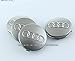 SDSB Set Of 4 pcs 60mm Wheel Center Caps Hubcaps For Audi Silver