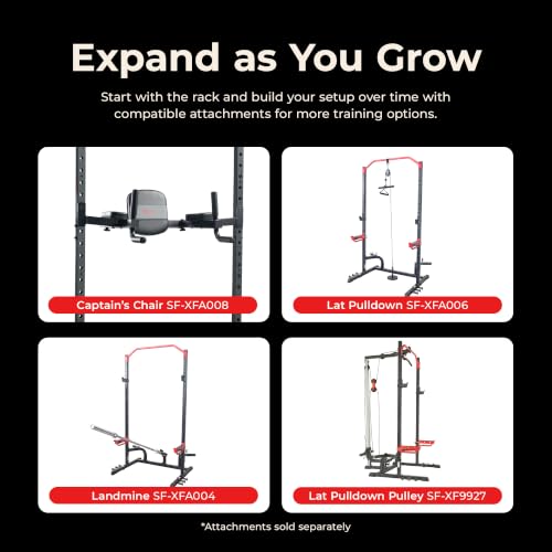 Sunny Health & Fitness Full Size Power Rack for Complete Strength Training - image 7