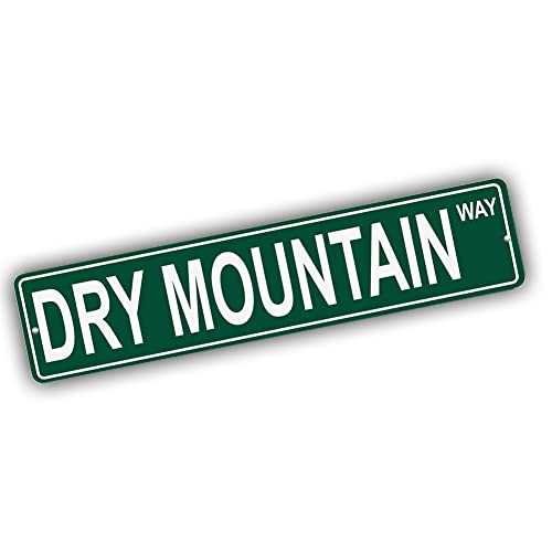 Brotherhood Aluminum Street Sign for Dry Mountain - Nevada Man Cave Decor