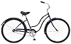 Schwinn Mikko Adult Beach Cruiser Bike, Featuring 17-Inch/Medium Steel Step-Over Frames, 1-Speed Drivetrains, Navy #5