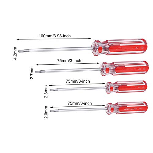 Rannb Triangle Head Screwdriver Set Magnetic Screwdriver 2.0mm, 2.3mm, 2.7mm, 4.2mm - 4pcs