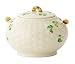 Belleek Group 0019 Shamrock Sugar Bowl, 4-Inch, White