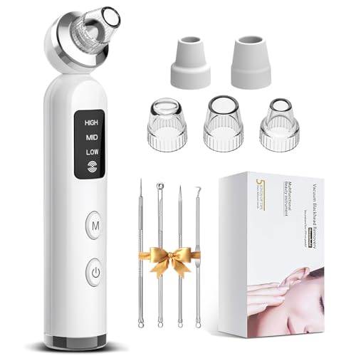 VitalEveRev Blackhead Remover Pore Vacuum – Electric Pore Cleaner...