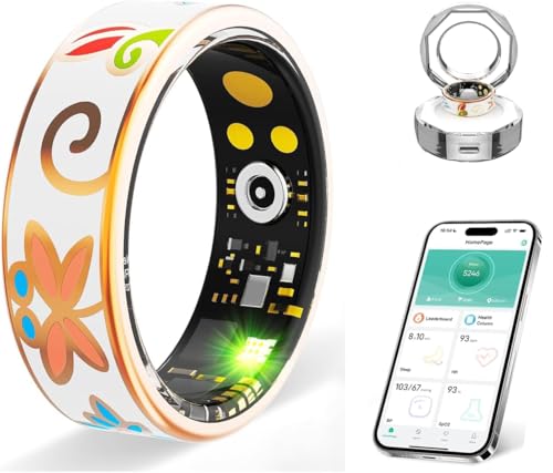 Smart Fitness Ring with Heart Rate & Sleep Monitoring