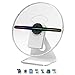 YYHH Ricaricabile Portatile di visualizzazione 3D Ologramma Fan 3D Ologramma pubblicità LED Fan 512P HD Video 30 Centimetri pubblicità proiettore Fan for Negozi Ufficio Affari casa