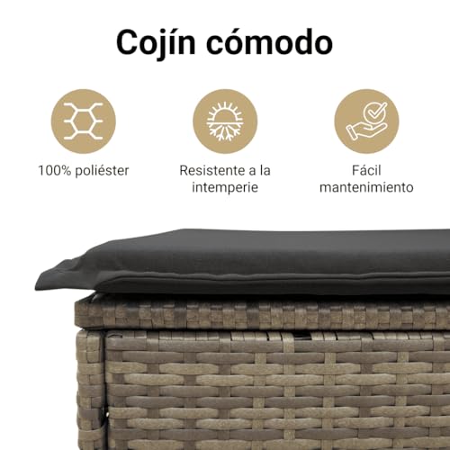 Asiento exterior con almacenamiento para solucionar la falta de espacio en terrazas 7
