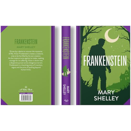 Image of Frankenstein by Mary Shelley : Wilco Classics Sprayed Edge Premium Hardback Edition