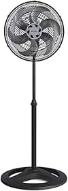 Ventisol Ventilador de Coluna Oscilante, Turbo 6 Pás Premium, Preto, 40cm, 220V