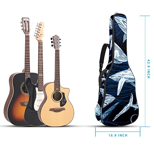 Flèches dessinées à la main, fond blanc, étui de protection rembourré pour guitare classique acoustique, Multicolore 02… - Les Beatles, Paul McCartney, John Lennon, RIngo Starr, George Harrison Flèches dessinées à la main, fond blanc, étui de protection rembourré pour guitare classique acoustique, Multicolore 02… – Image 6
