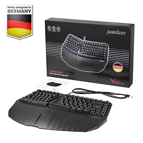Perixx PERIBOARD-413B, tastiera ergonomica
