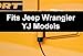 McGard 76059 Black Jeep Wrangler YJ Door Locks (Set of 2), 2 Locks / 1 Key