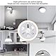 Deckenlüfter LED -Licht Ersatz 15W 3cct Dimmable Retrofit Kit mit Speicherfunktion Universal Aluminiumbasis Kompatibel mit den Meisten Deckenventilatoren und Dimmer (5,3 -Zoll