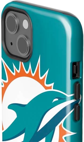 Skinit Impact Phone Case Compatible with iPhone 14 - Officially Licensed NFL Miami Dolphins Large Logo Design