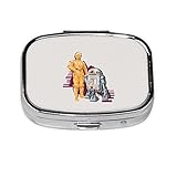 スターウォーズ ピルケース 薬ケース 2段分割 長方形 ケース 薬入れ 錠剤ケース 習慣薬箱 サプリメントケース サプリケース 軽量 耐久性 飲み忘れ防止 携帯型 コンパクト