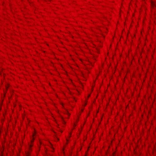Utopia Crafts Joy Plain Knitting and Crochet Yarn, Soft, Easy Care, 100% Polyacrylic, 10 x 50 g Ball, 150 m (Scarlet) - Image 3