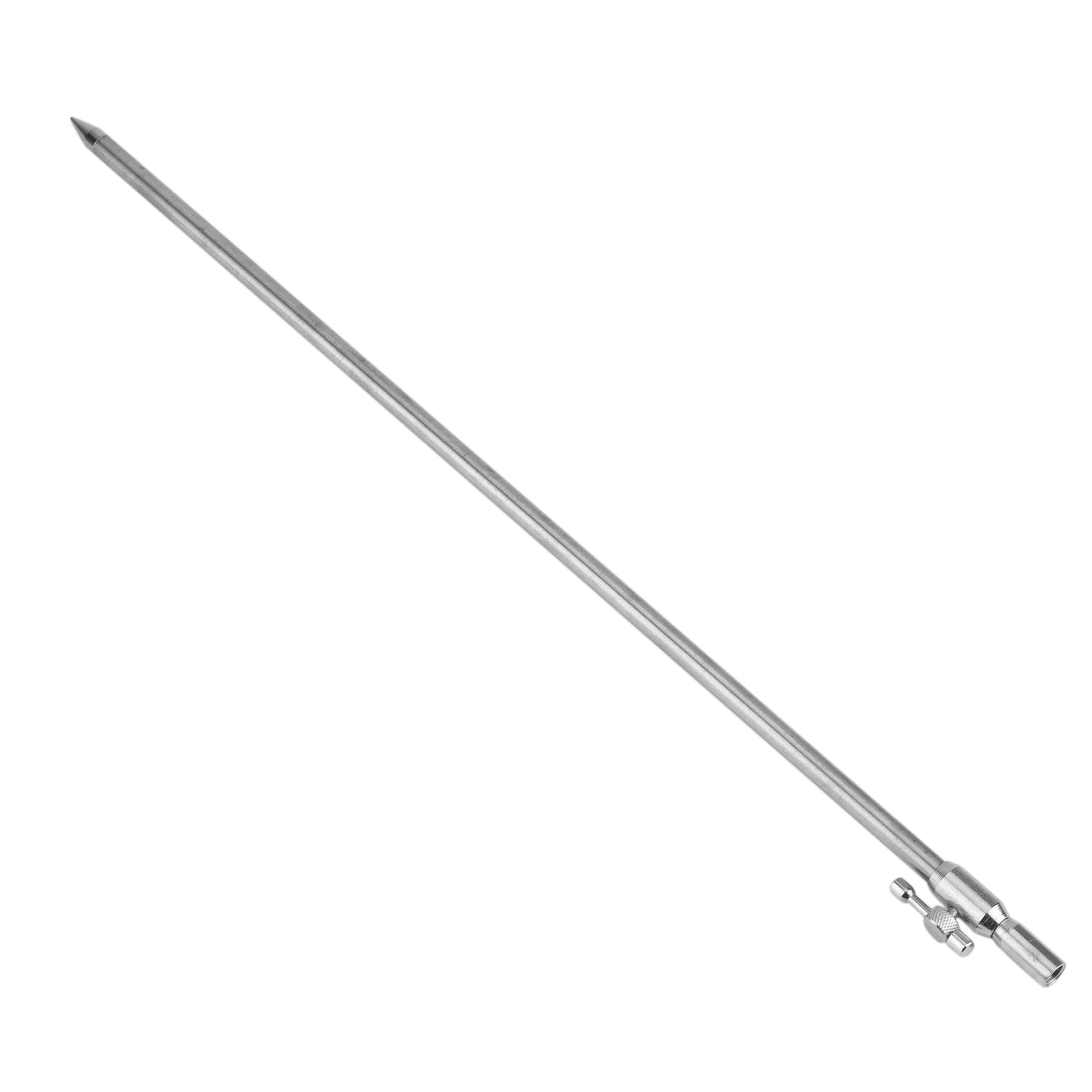 3 Pièces 50-100cm Extensible en Acier Inoxydable Pique de Pêche Réglable Carpe Banque de Pêche Bâton de Canne à Pêche Reste pour Alarme de Morsure