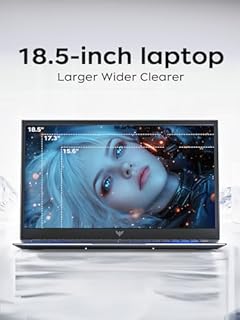 ACEMAGIC 18.5" FHD Laptop with N150 Processor up to 3.6GHz, 16GB RAM Laptop with 512GB SSD, HD Display Laptops, Support WiFi 5, BT5.0, 3*USB3.2, Dual Speakers, 8000mAh Long-Lasting Battery