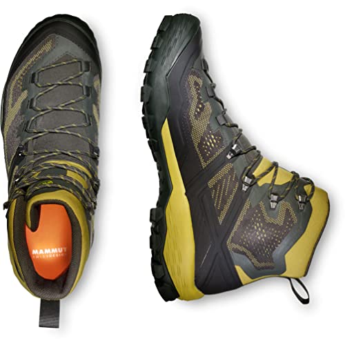MAMMUT Botas DUCAN High GTX Hombre, montaña, Dark Tin/Amber Green, 44 EU