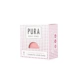 PURA Konjac Schwamm SISTER YOUNG – 100% natürliche Gesichtsreinigungs-Schwamm aus Konjakpflanze – Sanftes Peeling & Feuchtigkeit für empfindliche Haut – Vegan & biologisch abbaubar (Pink)