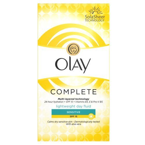 Olay SPF15 Complete Lightweight 3-in-1 Moisturiser Day Fluid Sensitive, 100 ml by Olay