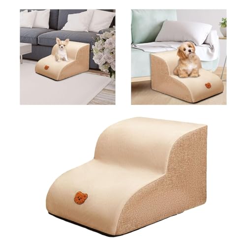 Yajuyi Pet rampa passos escadas do cão inclinação suave durável confortável extra largo multiuso par