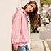 Enthowother Palm Puff Hoodie for Women, Cute Palm Pink Graphic Pullover Sweatshirt (Pink,Small)