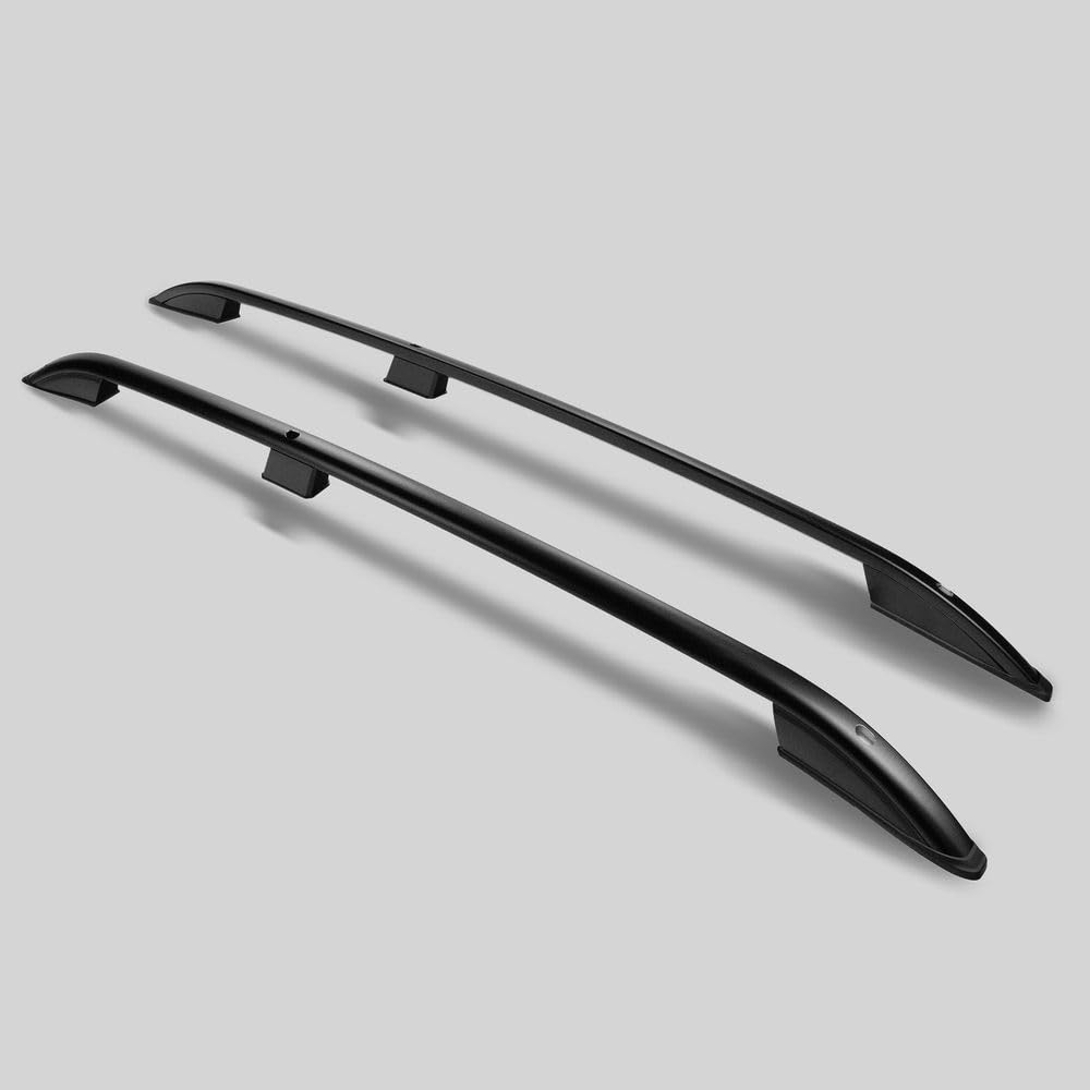 CHROMEMASTER | Barras Portaequipajes, Rieles de Techo Compatible con Dacia Dokker 2012-2021; Se Utilizan para el Montaje de Portaequipajes de Techo, Cajas de Techo o Portabicicletas; Aluminio