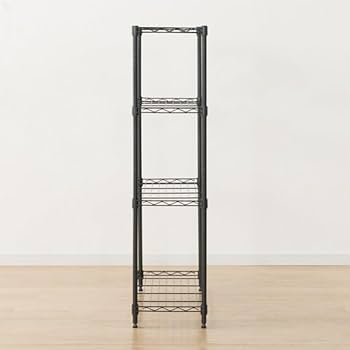 ニトリ スチールラック(STANDARD 幅85cm 4段 ダークグレー) Amazon｜ニトリ スチールラック STANDARD 幅85cm 4段