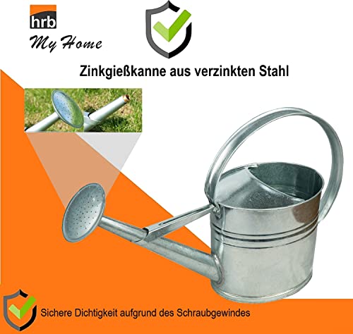 Gießkanne HRB Zink 10 Liter – Feuerverzinkt und Langlebig